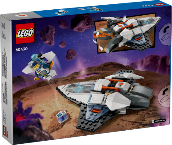 LEGO City 60430 Interstellar Spaceship Toy Playset package