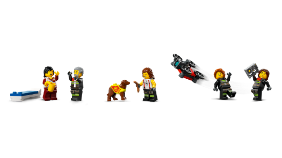 Picture of LEGO City 60414 Fire Station with Fire Engine Playset