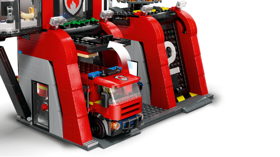 Picture of LEGO City 60414 Fire Station with Fire Engine Playset