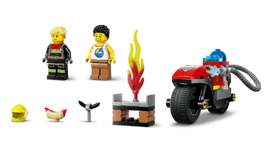 Picture of LEGO City 60410 Fire Rescue Motorcycle