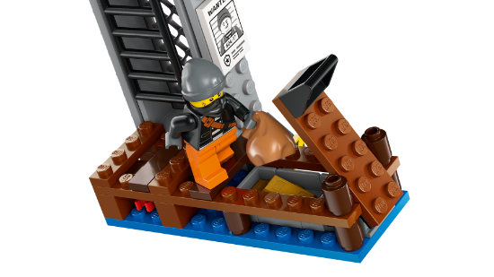 Picture of LEGO City 60417 Police Speedboat and Crooks’ Hideout
