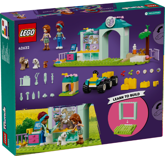 Picture of LEGO Friends 42632 Farm Animal Vet Clinic Toy