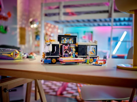 LEGO Friends 42619 Pop Star Music Tour Bus Toy