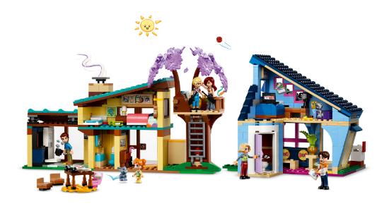 LEGO Friends 42620 Olly and Paisley's Family Houses