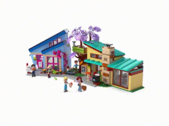 LEGO Friends 42620 Olly and Paisley's Family Houses, 360 VDO