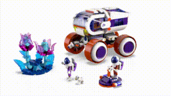 LEGO Friends 42602 Space Research Rover Vehicle Toy, 360 VDO