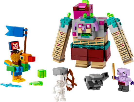LEGO Minecraft 21257 Legends The Devourer Showdown