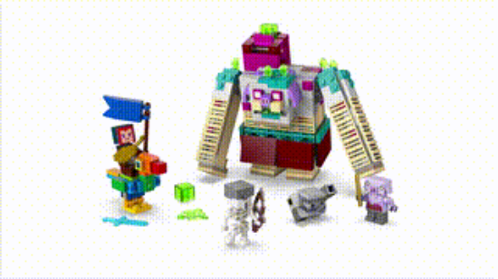 LEGO Minecraft 21257 Legends The Devourer Showdown, 360 VDO