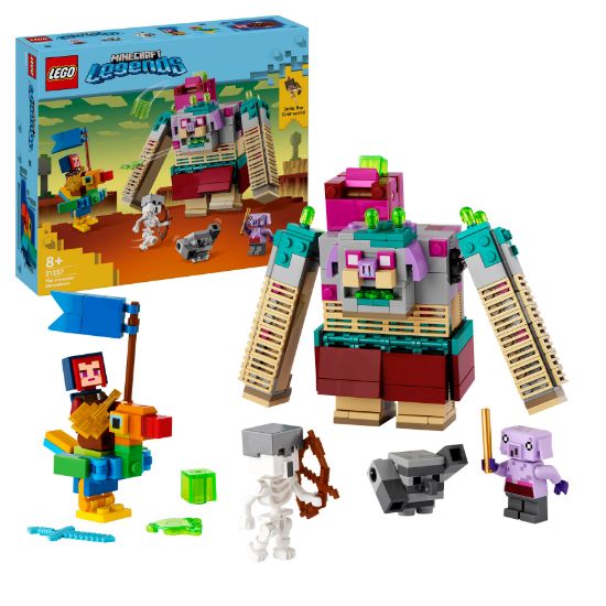 LEGO Minecraft 21257 Legends The Devourer Showdown package