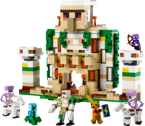 Picture of LEGO Minecraft 21250 The Iron Golem Fortress Building Toy Set
