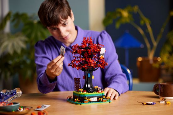 playing LEGO IDEAS 21346 Family Tree