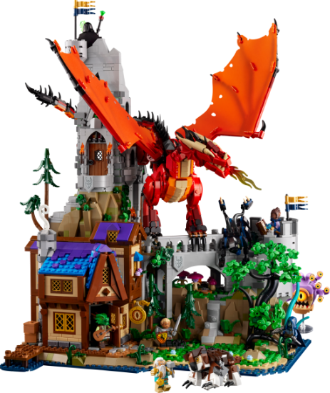 LEGO IDEAS 21348 Dungeons & Dragons: Red Dragon's Tale