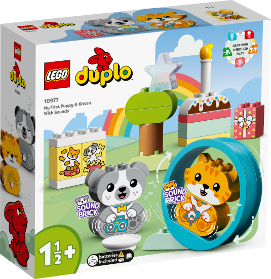 LEGO DUPLO 10977 My First Puppy & Kitten package