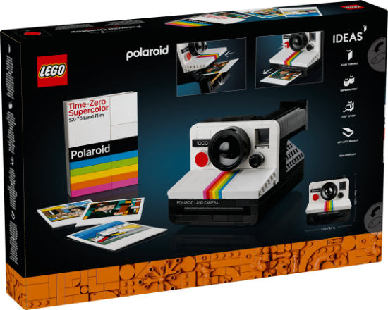 LEGO IDEAS 21345 Polaroid OneStep SX-70 Camera package