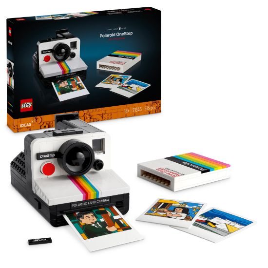 LEGO IDEAS 21345 Polaroid OneStep SX-70 Camera package