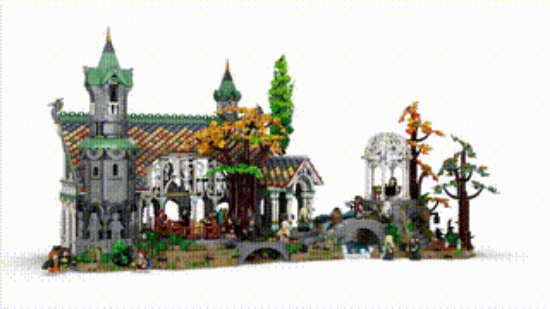 LEGO Icons 10316 THE LORD OF THE RINGS: RIVENDELL 360 VDO