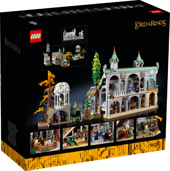 LEGO Icons 10316 THE LORD OF THE RINGS: RIVENDELL package