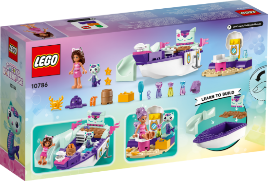 Picture of LEGO Gabby's Dollhouse 10786 Gabby & MerCat's Ship & Spa