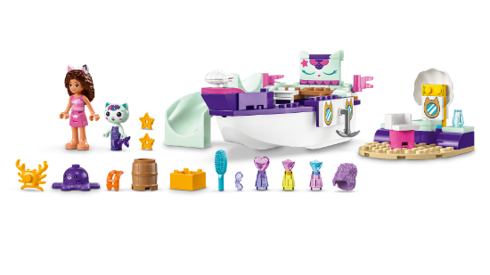 Picture of LEGO Gabby's Dollhouse 10786 Gabby & MerCat's Ship & Spa