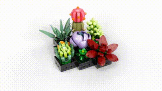 LEGO Icons 10309 Succulents VALENTINES Botanicals, 360 VDO