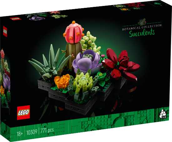 LEGO Icons 10309 Succulents package VALENTINES Botanicals