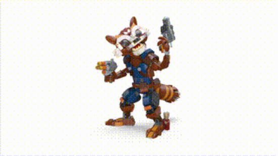 LEGO Super Heroes 76282 Rocket & Baby Groot, 360 VDO
