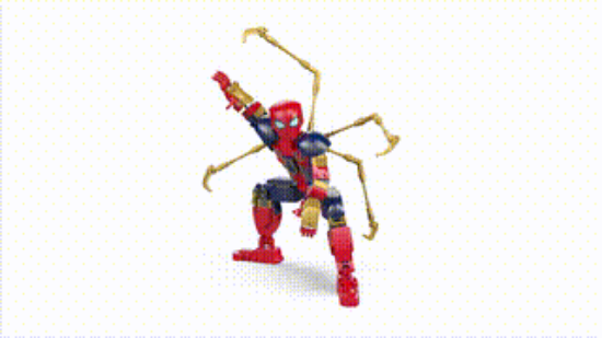 Picture of LEGO Super Heroes 76298 Iron Spider-Man Construction Figure