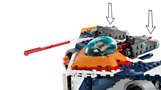 LEGO Super Heroes 76278 Rocket's Warbird vs. Ronan