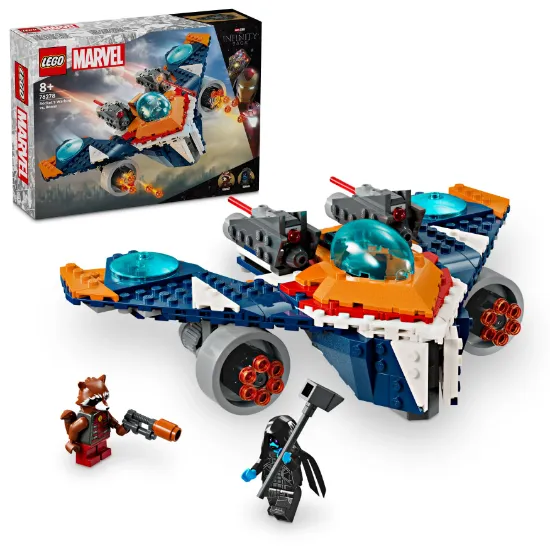 LEGO Super Heroes 76278 Rocket's Warbird vs. Ronan package