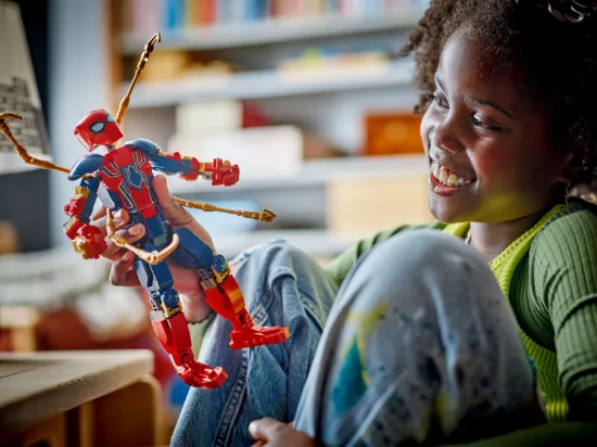 Picture of LEGO Super Heroes 76298 Iron Spider-Man Construction Figure