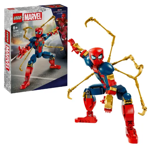 Picture of LEGO Super Heroes 76298 Iron Spider-Man Construction Figure