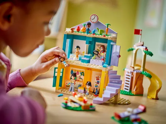 playing LEGO Friends 42636 Heartlake City Preschool