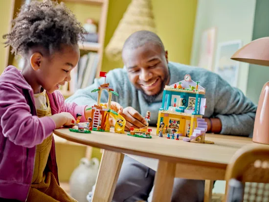 playing LEGO Friends 42636 Heartlake City Preschool