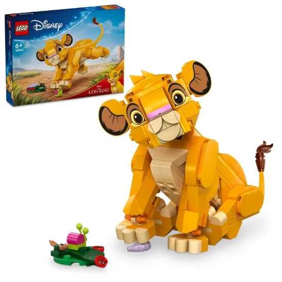 LEGO Disney Classic 43243 Simba the Lion King Cub package "She Build That" Animal