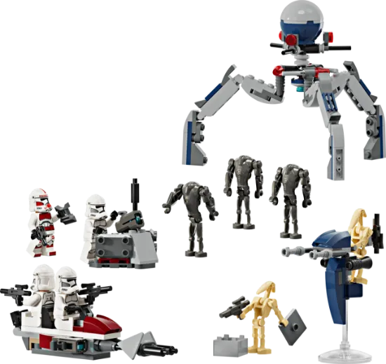 LEGO Star Wars 75372 Clone Trooper & Battle Droid Battle Pack