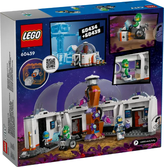 LEGO City 60439 Space Science Lab package