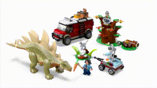 LEGO Jurassic World 76965 Dinosaur Missions: Stegosaurus Discovery, 360 VDO