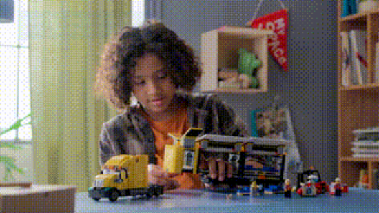 LEGO City 60440 Yellow Delivery Truck VDO
