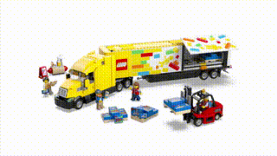 LEGO City 60440 Yellow Delivery Truck, 360 VDO