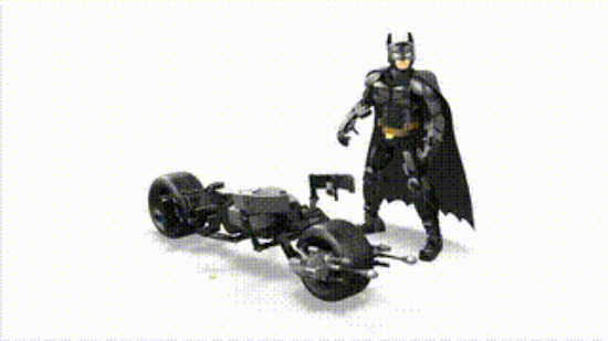 LEGO Super Heroes DC 76273 Batman Construction Figure and the Bat-Pod Bike, 360 VDO