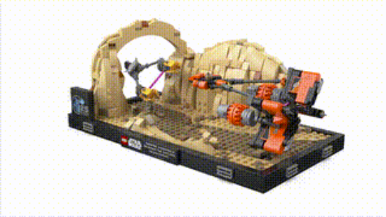 Picture of LEGO Star Wars 75380 Mos Espa Podrace Diorama Set