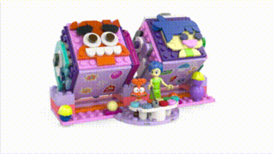 LEGO Disney Pixar 43248 Inside Out 2 Mood Cubes, 360 VDO