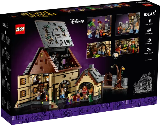 LEGO IDEAS 21341 Disney Hocus Pocus: The Sanderson Sisters' Cottage package