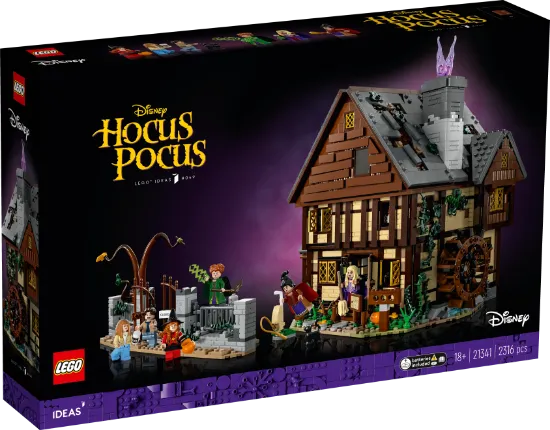 LEGO IDEAS 21341 Disney Hocus Pocus: The Sanderson Sisters' Cottage package