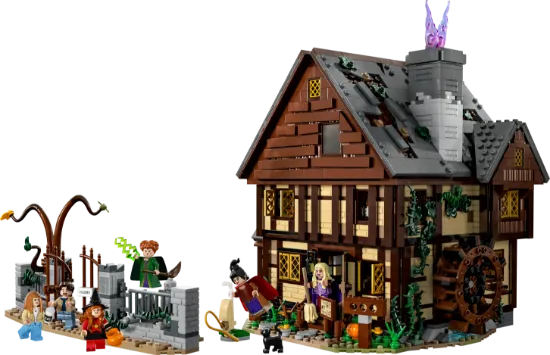 LEGO IDEAS 21341 Disney Hocus Pocus: The Sanderson Sisters' Cottage
