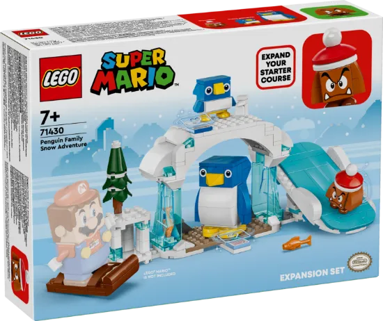 Picture of LEGO Super Mario 71430 Penguin Family Snow Adventure Expansion Set