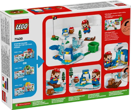 Picture of LEGO Super Mario 71430 Penguin Family Snow Adventure Expansion Set