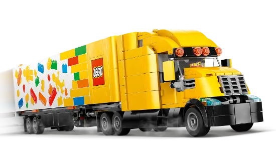 LEGO City 60440 Yellow Delivery Truck