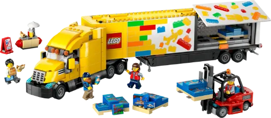 LEGO City 60440 Yellow Delivery Truck