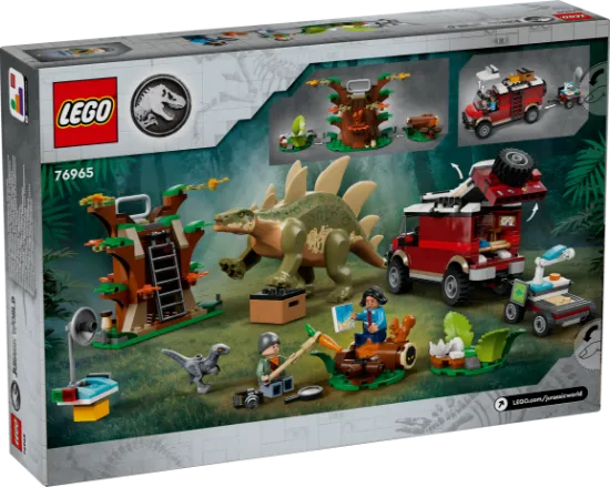 LEGO Jurassic World 76965 Dinosaur Missions: Stegosaurus Discovery package